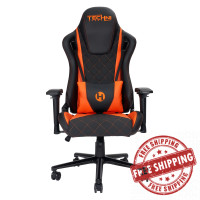 Techni Mobili RTA-TS84-ORG Techni Sport TS-84 Ergonomic High Back Racer Style PC Gaming Chair, Orange